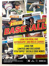 2023 Topps Heritage Baseball 8-Pack Blaster Box