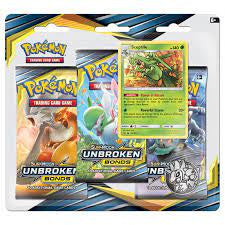 Pokemon Unbroken Bonds - 3 Pack Blister - Sceptile