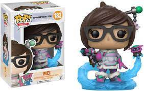 Funko POP! Games: Overwatch - Mei #183 Exclusive Vinyl Figure (Box Wear, Pre-Owned)