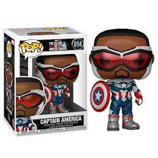 Funko POP! B: Marvel Studios The Falcon and the Winter Soldier - Captain America #814 Bobble-Head Figure