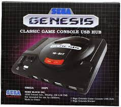 Sega Genesis Classic Game Console 4 Port USB Hub