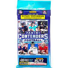 2021 Panini Contenders Football Jumbo Value Pack (Emerald Parallels!)