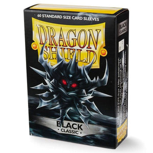 Dragon Shield Standard Sized Classic Sleeves Black 60ct