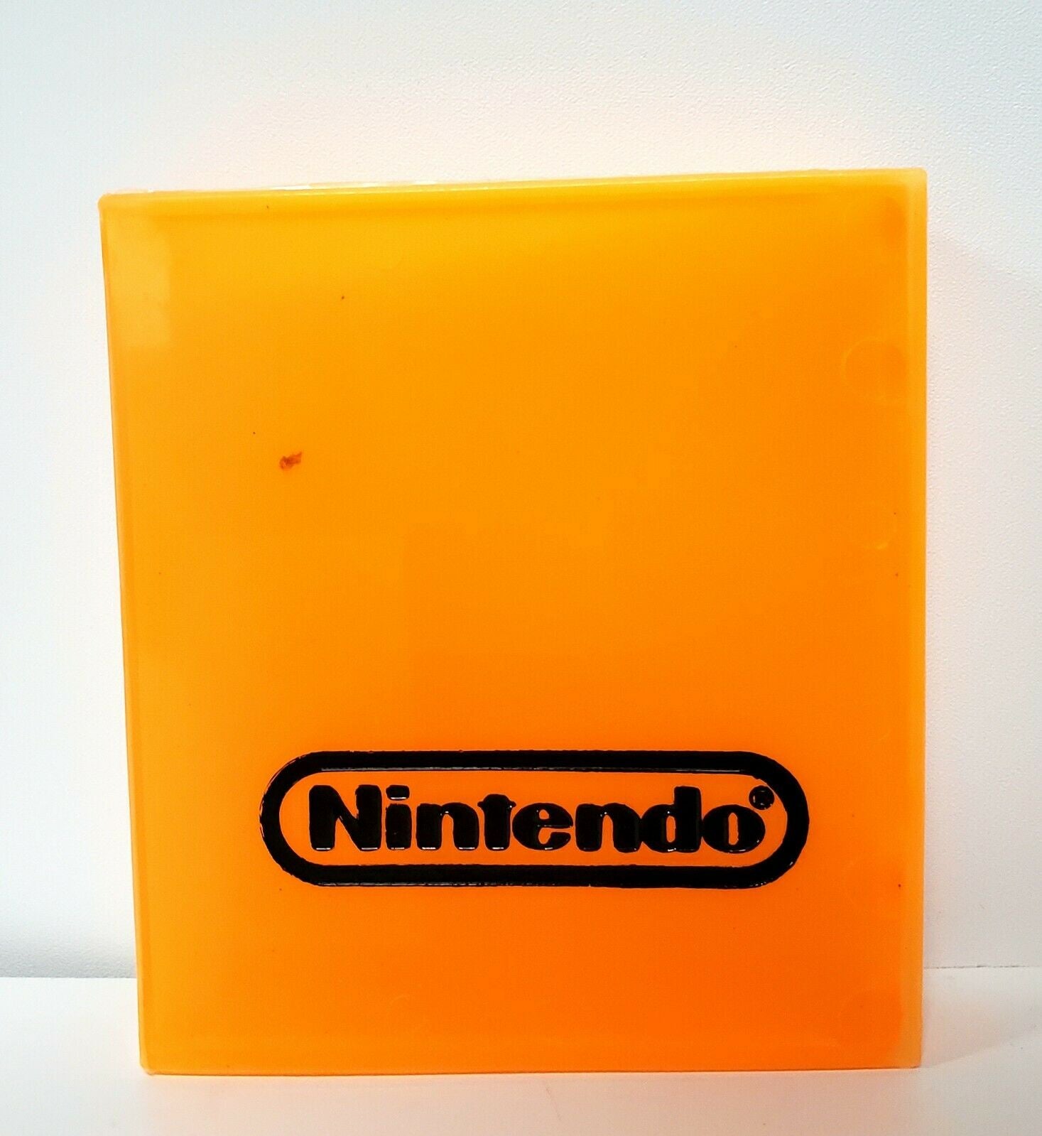 Official NES Nintendo Brand Plastic Hard Clamshell Cartridge Protector Case - Orange