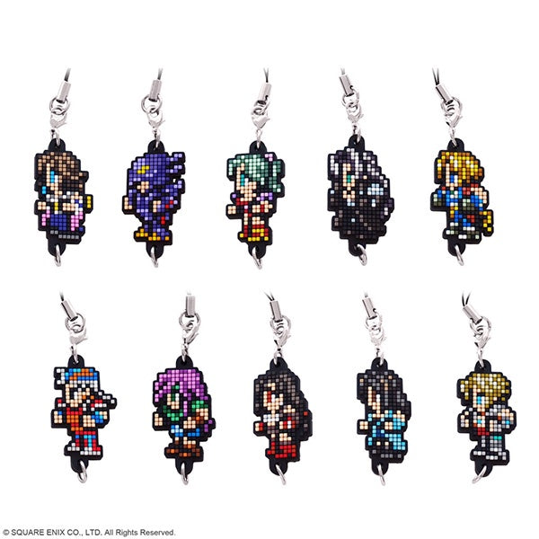 Square Enix Final Fantasy Dot Rubber Strap Vol. 2 (1 Random Blind Box)