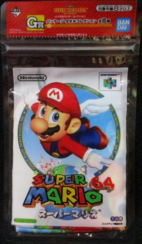 Ichiban Kuji Super Mario Bros. Always Mario! Collection Package Small Mini Towel Collection BANDAI - Super Mario 64 (Prize G)
