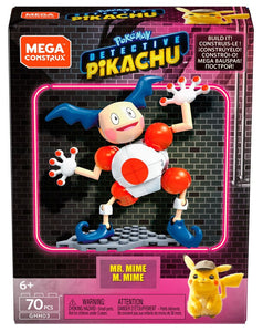 Mega Construx Detective Pikachu Mr Mime (Box Wear)