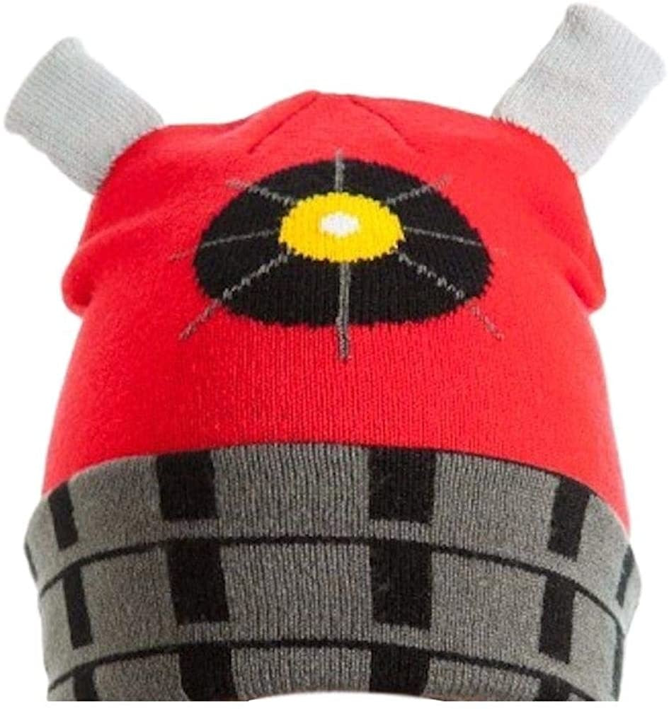 DOCTOR WHO RED DALET CUFFED BEANIE DR.