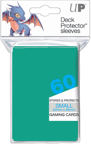 Ultra Pro Small Card Pro Gloss Deck Protector Sleeves 60ct - Aqua