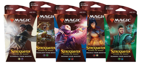 MTG Strixhaven: School of Mages Theme Booster Packs - Set of 5