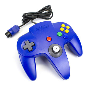 Nintendo 64 Controller Blue Solid Color Official N64 Colour