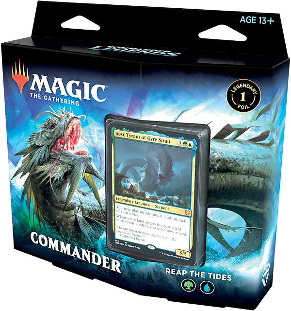 MTG Commander Legends Commander Deck: Reap the Tides