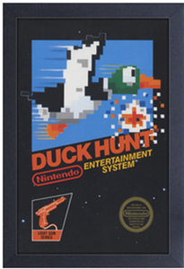 Duck Hunt Game Cover Art 11″ x 17″ Framed Print [Pyramid America]