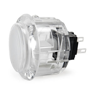 Seimitsu PS-14-K 30mm Snap-In Pushbutton (Clear with White in the middle)