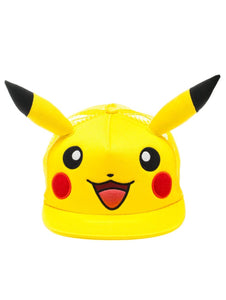 POKEMON - Pikachu Big Face Cap with Ears Yellow