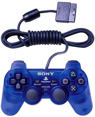 Playstation 2 Dualshock Controller Official PS2 (Clear Blue)