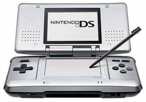 Nintendo DS Platinum Silver System Original Console (Comes External Stylus That Doesn't Go Into System)