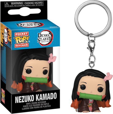 Funko Pocket Pop! Keychain - Demon Slayer - Nezuko Kamado Vinyl Figure Keychain