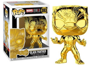 Funko POP! B: Marvel Studios The First Ten Years - Black Panther (Gold) #383 Bobble-Head Figure