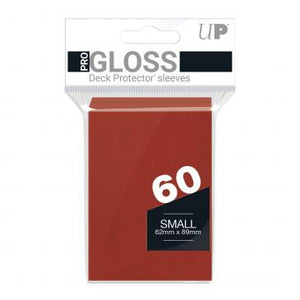Ultra Pro Small Card Pro Gloss Deck Protector Sleeves 60ct - Red
