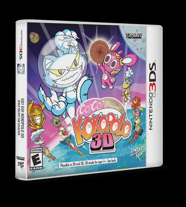 GO! GO! KOKOPOLO 3D SPACE RECIPE FOR DISASTER (Limited Run Games) - Nintendo 3DS