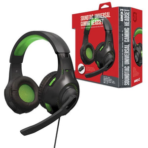Armor 3 SoundTac Universal Gaming Headset (Green and Black)