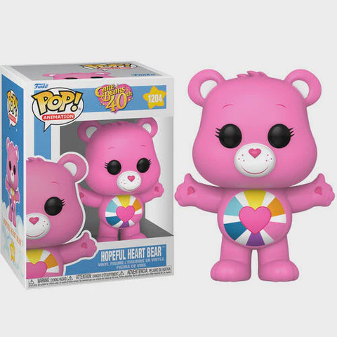 Funko POP! Animation: Care Bears 40th - Hopeful Heart Bear #1204 Vinyl Figure