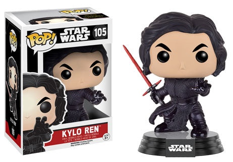 Funko POP! B: Star Wars - Kylo Ren #105 Vinyl Bobble-Head Figure (Box Wear)