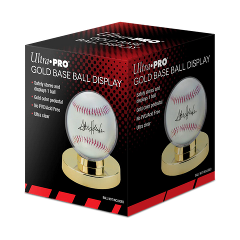 Ultra Pro - Acrylic Ball Holder Gold Base