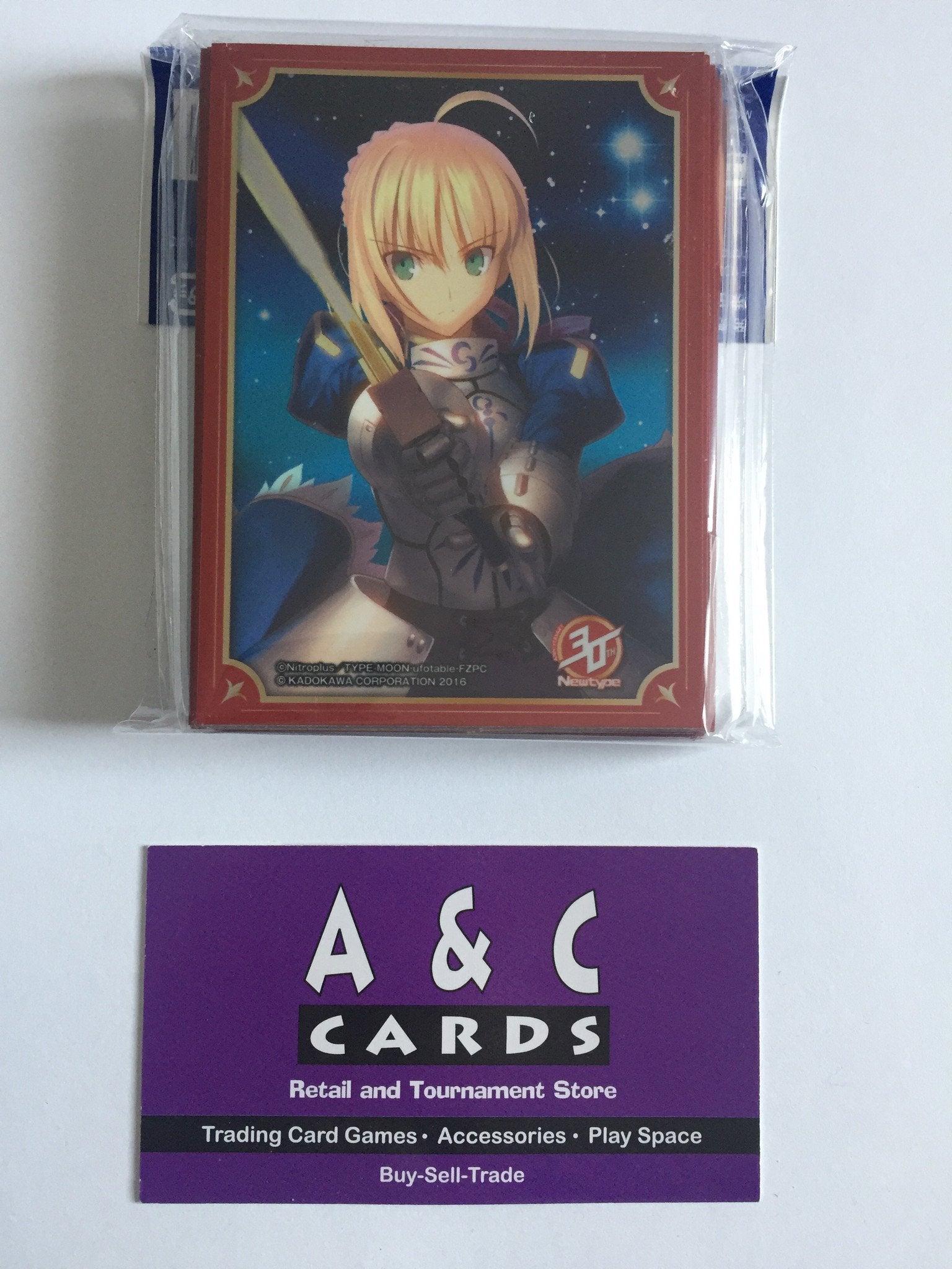 Character Sleeves "Saber" #2 - 1 pack of Standard Size Sleeves 60pc. - Fate/Zero