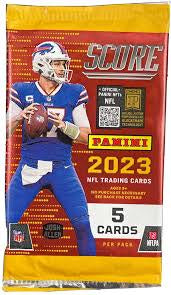 NFL Panini 2023 Score Football Trading Card Gravity Feed Retail Pack