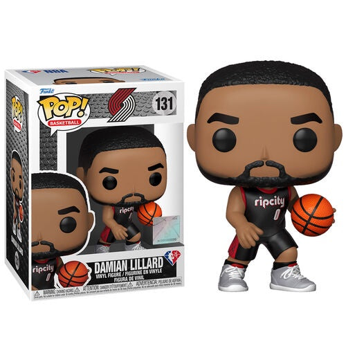 Funko POP! Basketball: Portland Trail Blazers Black Jersey - Damian Lillard #131 Vinyl Figure