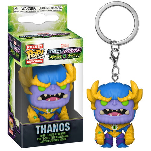 Funko Pocket Pop! Keychain - Marvel Mech Strike Monster Hunters - Thanos