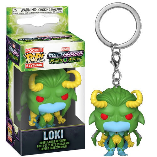 Funko Pocket Pop! Keychain - Marvel Mech Strike Monster Hunters - Loki
