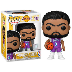 Funko POP! Basketball: Los Angeles Lakers Purple City Edition Jersey - Anthony Davis #147 Vinyl Figure