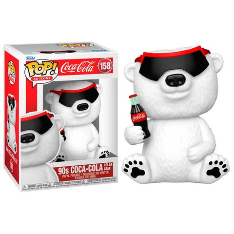 Funko POP! Ad Icons: CocaCola - 90s Coca-Cola Polar Bear #158 Vinyl Figure