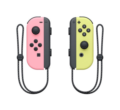 Nintendo Switch Left and Right Joy-Con Controllers - Pastel Pink/ Pastel Yellow