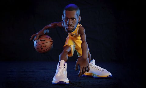 SmALL-STARS MINIs collection: Kawhi Leonard NBA Basketball 6 Figurine-  With Custom Art Insert 