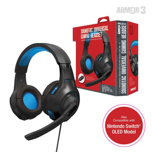 Armor 3 SoundTac Universal Gaming Headset (Blue and Black)