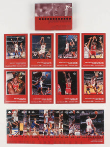 Upper Deck Michael Jordan: The Jordan Championship Journals Complete Set (24x 3 1/2" x 5" Cards/Open Box/No Autographed Cards)