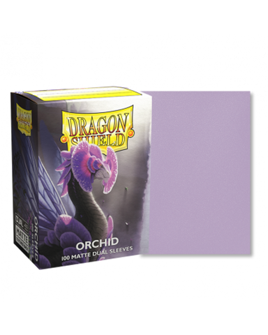 Dragon Shield - Standard Size Matte Dual Sleeves 100ct - Orchid