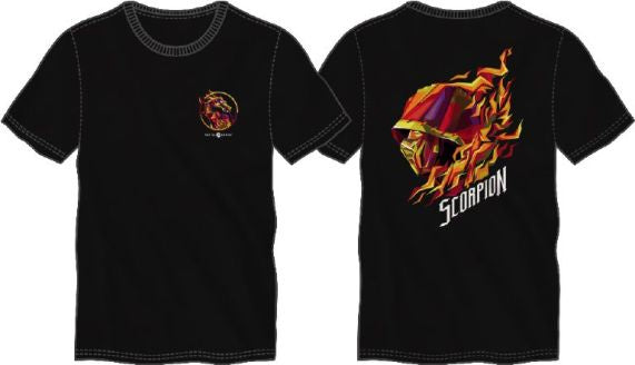 Mortal Kombat - Scorpion Double Hit Black Men's T-Shirt