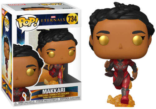 Funko POP! B: Marvel Eternals - Makkari #734 Bobble-Head Figure