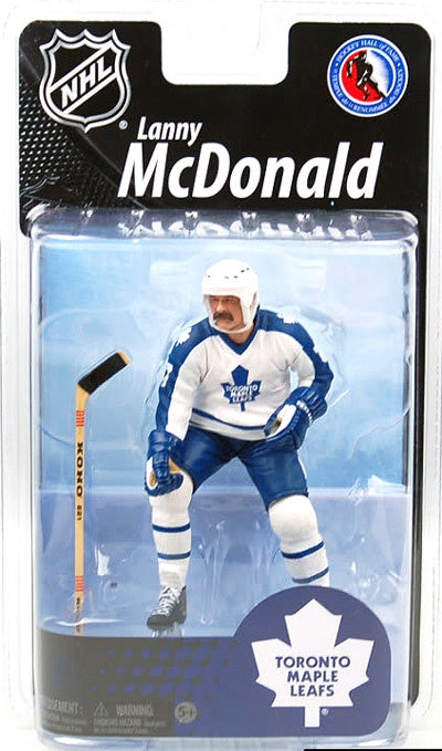 NHL Sportspicks Series Lanny McDonald Hockey Figure (Toronto Maple Leafs) White Jersey Exclusive