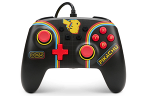 Power A Enhanced Wired Controller For Nintendo Switch (Pikachu Arcade) - Switch