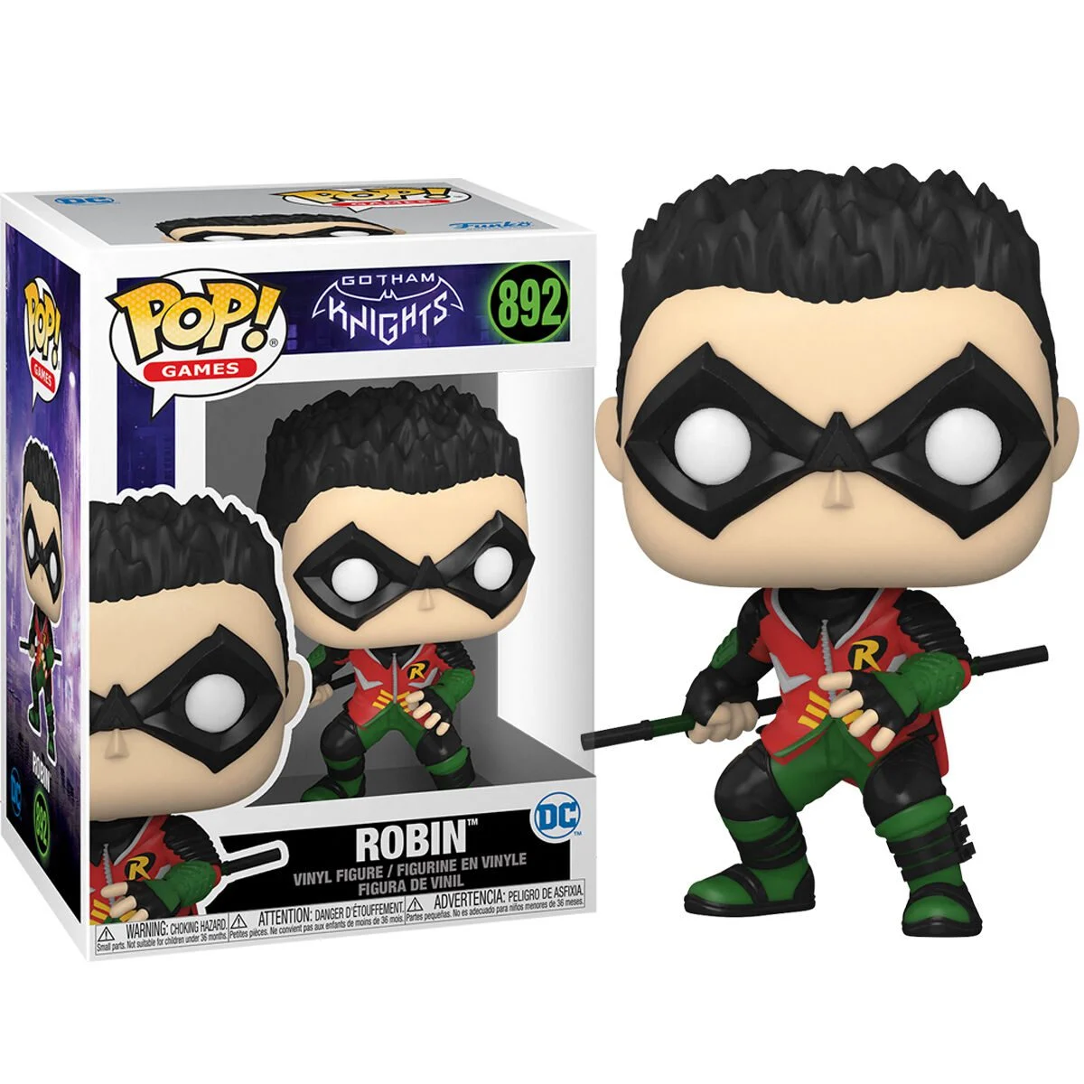 Funko POP! Games: Gotham Knights - Robin #892 Vinyl Figure