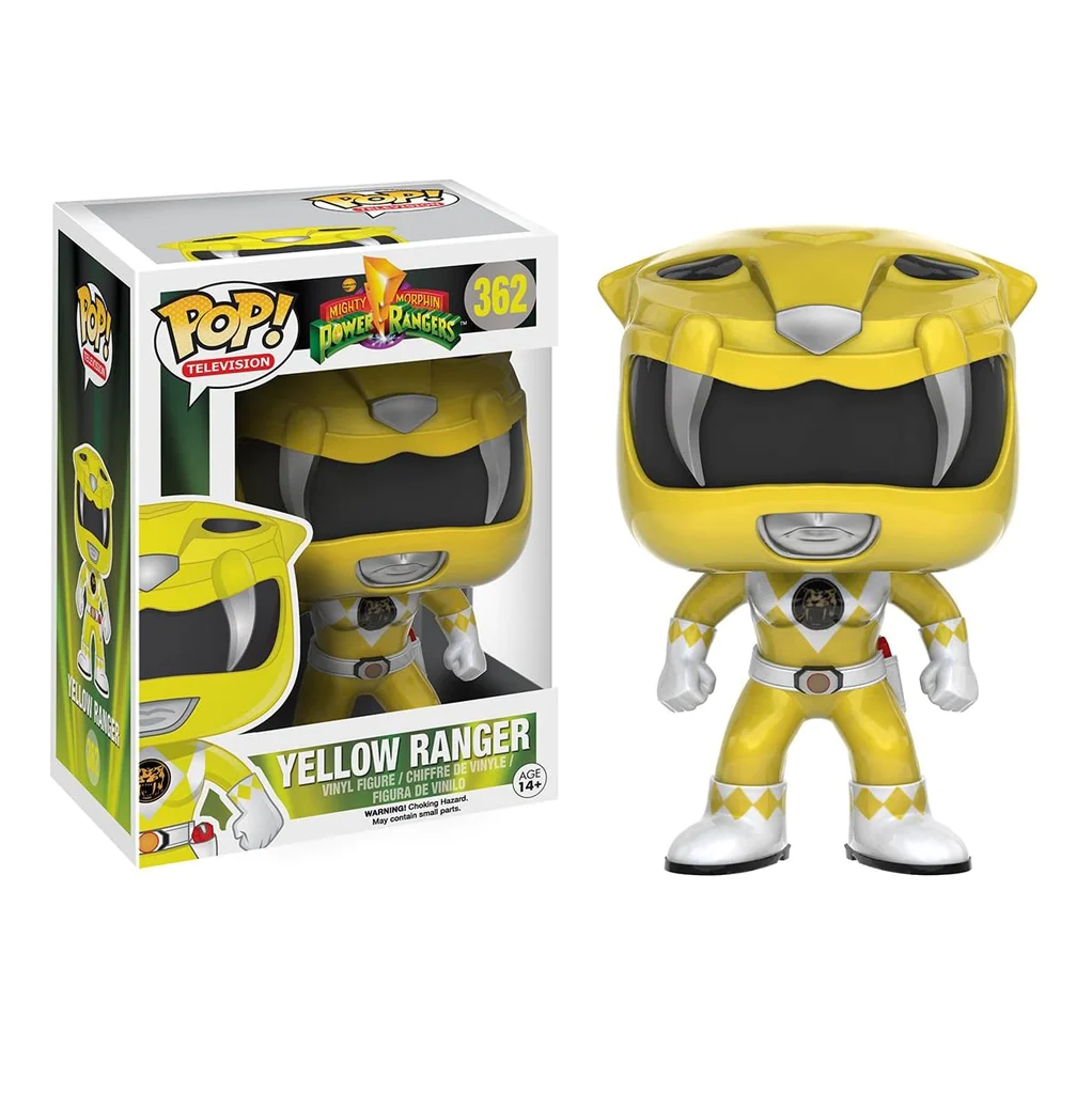 Funko POP! Television: Mighty Morphin Power Rangers - Yellow Ranger #362 Vinyl Figure (Pre-owned)