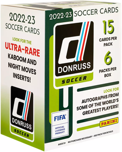 2022-23 Panini Donruss Soccer Blaster Box (6 Packs Per Box)