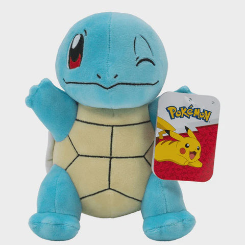 Pokemon 8" Plush - Winking Squirtle