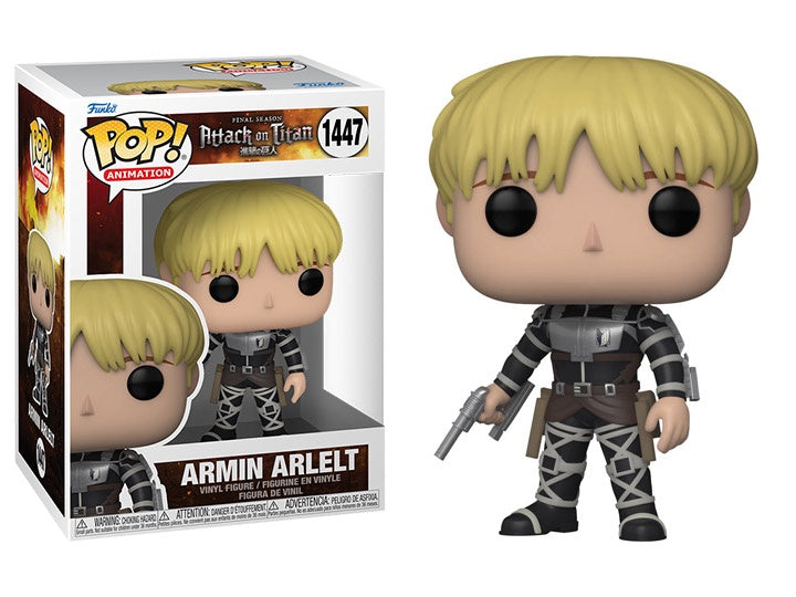 Funko POP! Animation: Attack on Titan Final Season - Armin Arlelt #1447 Vinyl Figure